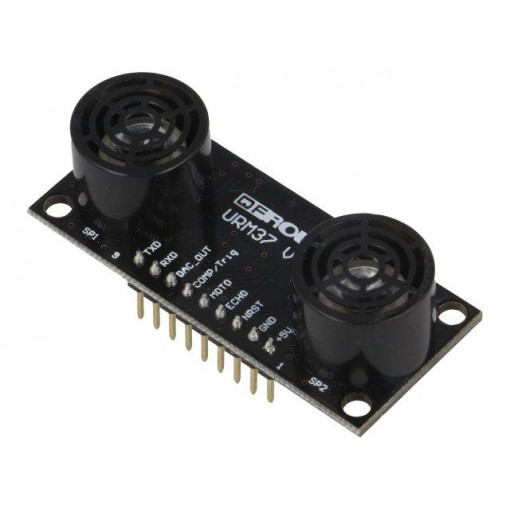 SEN0001; Sensor: distance; ultrasonic; 3.3÷5VDC; RS232; 0.05÷5m; f: 10Hz; DFROBOT