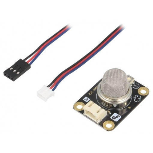 SEN0127; Sensor: gas level; analog; 5VDC; Kit: module,cables; Gravity; MQ-2; DFROBOT