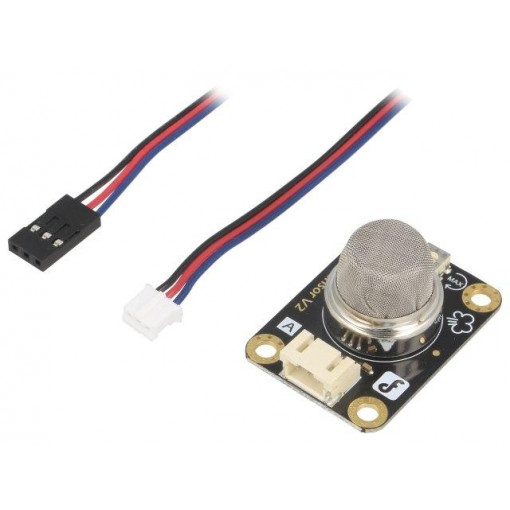 SEN0130; Sensor: gas level; analog; 5VDC; Kit: module,cables; Gravity; MQ-5; DFROBOT