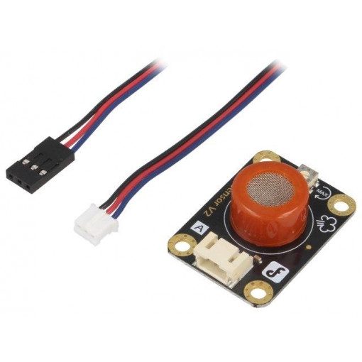 SEN0132; Sensor: gas level; analog; 5VDC; Kit: module,cables; Gravity; MQ-7; DFROBOT