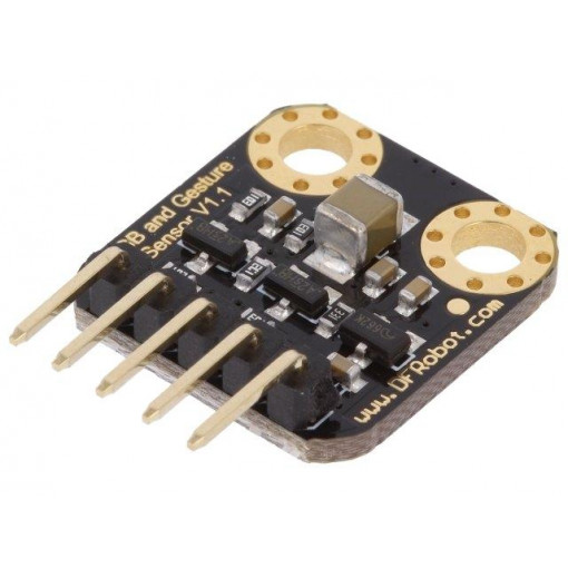 SEN0187; Sensor: gestures; infrared; I2C; 3.3÷5VDC; IC: APDS-9960; 0÷0.1m; DFROBOT