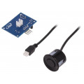 SEN0208; Sensor: distance; ultrasonic; 5VDC; 0.25÷4.5m; DFROBOT