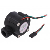 SEN0217; Sensor: turbine flowmeter; digital; 3.5÷12VDC; Gravity; DFROBOT