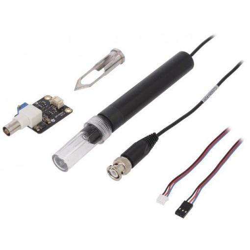SEN0249; Sensor: pH; analog; 5VDC; Kit: module,cables,probe; Gravity; DFROBOT