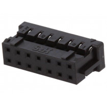 DF11-14DS-2C; Plug; wire-board; female; DF11; 2mm; PIN: 14; w/o contacts; straight; HIROSE