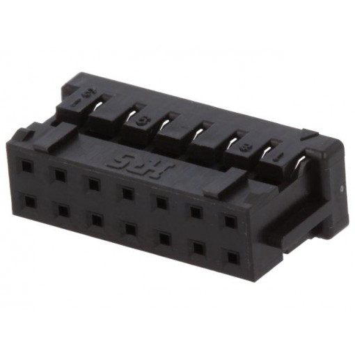 DF11-14DS-2C; Plug; wire-board; female; DF11; 2mm; PIN: 14; w/o contacts; straight; HIROSE