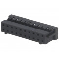 DF11-20DS-2C; Plug; wire-board; female; DF11; 2mm; PIN: 20; w/o contacts; straight; HIROSE DF11-20DS-2C; Plug; wire-board; female; DF11; 2mm; PIN: 20; w/o contacts; straight; HIROSE
