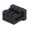 DF11-6DS-2C; Plug; wire-board; female; DF11; 2mm; PIN: 6; w/o contacts; for cable; HIROSE