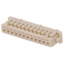 DF13-12S-1.25C; Plug; wire-board; female; DF13; 1.25mm; PIN: 12; w/o contacts; HIROSE