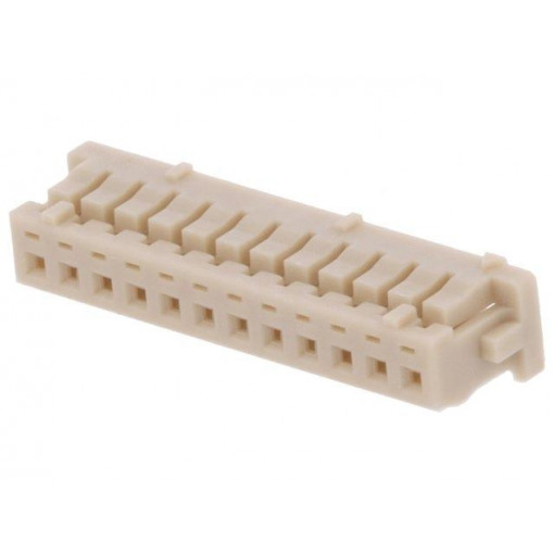 DF13-12S-1.25C; Plug; wire-board; female; DF13; 1.25mm; PIN: 12; w/o contacts; HIROSE