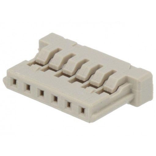 DF14-6S-1.25C; Plug; wire-board; female; DF14; 1.25mm; PIN: 6; w/o contacts; HIROSE