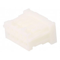 DF1B-10DS-2.5RC; Wire-wire/PCB; plug; female; DF1B; 2.5mm; PIN: 10; w/o contacts; HIROSE