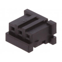 DF3-3S-2C; Plug; wire-board; female; DF3; 2mm; PIN: 3; w/o contacts; for cable; HIROSE