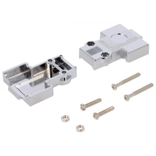 1520-0105-01; Enclosure: for D-Sub connectors; straight; shielded; UNC4-40; ENCITECH