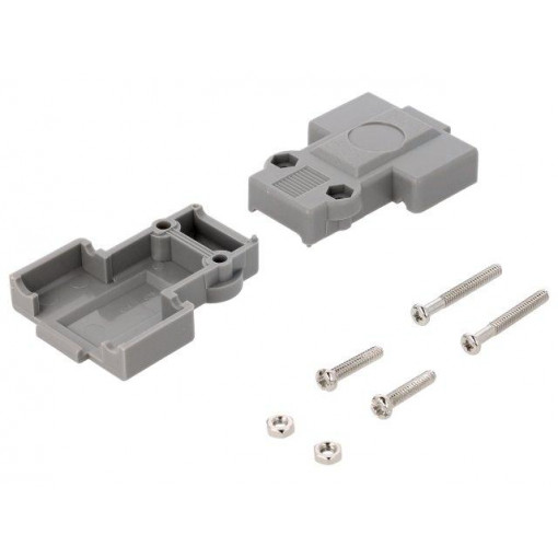 1520-0101-01; Enclosure: for D-Sub connectors; straight; Locking: screws; ENCITECH