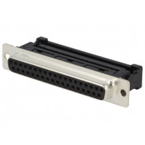 DFF37; D-Sub; PIN: 37; plug; female; for ribbon cable; IDC; 1.27mm; NINIGI