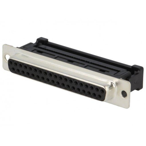 DFF37; D-Sub; PIN: 37; plug; female; for ribbon cable; IDC; 1.27mm; NINIGI