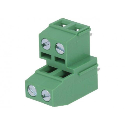 DG127A-5.08-04P-14-00AH; PCB terminal block; angled 90°; 5.08mm; ways: 4; on PCBs; terminal; DEGSON ELECTRONICS