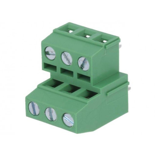 DG127A-5.08-06P-14-00AH; PCB terminal block; angled 90°; 5.08mm; ways: 6; on PCBs; terminal; DEGSON ELECTRONICS