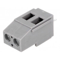 DG129-5.0-02P-11-00A(H); PCB terminal block; angled 90°; 5mm; ways: 2; on PCBs; 2.5mm2; 20A; DEGSON ELECTRONICS