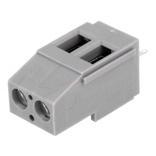 DG129-5.0-02P-11-00A(H); PCB terminal block; angled 90°; 5mm; ways: 2; on PCBs; 2.5mm2; 20A; DEGSON ELECTRONICS