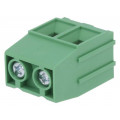 DG136T-10.16-02P-14-1002AH; PCB terminal block; angled 90°; 10.16mm; ways: 2; on PCBs; tinned; DEGSON ELECTRONICS DG136T-10.16-02P-14-1002AH; PCB terminal block; angled 90°; 10.16mm; ways: 2; on PCBs; tinned; DEGSON ELECTRONICS
