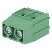 DG136T-10.16-02P-14-1002AH; PCB terminal block; angled 90°; 10.16mm; ways: 2; on PCBs; tinned; DEGSON ELECTRONICS