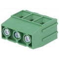 DG136T-10.16-03P-14-1002AH; PCB terminal block; angled 90°; 10.16mm; ways: 3; on PCBs; tinned; DEGSON ELECTRONICS DG136T-10.16-03P-14-1002AH; PCB terminal block; angled 90°; 10.16mm; ways: 3; on PCBs; tinned; DEGSON ELECTRONICS