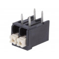 DG212R-THR-3.5-02P-13-00AH; PCB terminal block; angled 90°; 3.5mm; ways: 2; on PCBs; terminal; DEGSON ELECTRONICS DG212R-THR-3.5-02P-13-00AH; PCB terminal block; angled 90°; 3.5mm; ways: 2; on PCBs; terminal; DEGSON ELECTRONICS