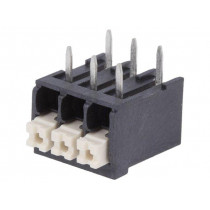 DG212R-THR-3.5-03P-13-10AH; PCB terminal block; angled 90°; 3.5mm; ways: 3; on PCBs; terminal; DEGSON ELECTRONICS
