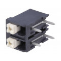 DG212R-THR-5.0-02P-13-10AH; PCB terminal block; angled 90°; 5mm; ways: 2; on PCBs; 0.2÷1.5mm2; DEGSON ELECTRONICS DG212R-THR-5.0-02P-13-10AH; PCB terminal block; angled 90°; 5mm; ways: 2; on PCBs; 0.2÷1.5mm2; DEGSON ELECTRONICS