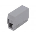 DG222-8.0-01P-11-00AH; Installation quick splice; spring clamp; 0.2÷2.5mm2; 450V; 24A; DEGSON ELECTRONICS DG222-8.0-01P-11-00AH; Installation quick splice; spring clamp; 0.2÷2.5mm2; 450V; 24A; DEGSON ELECTRONICS