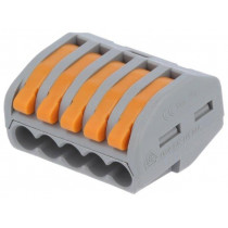 DG223-4.61-05P-11-00AH; Installation quick splice; spring clamp; 0.2÷2.5mm2; 450V; 24A; DEGSON ELECTRONICS