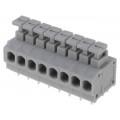 DG235-3.81-08P-11-00A(H); PCB terminal block; angled 90°; 3.81mm; ways: 8; on PCBs; 1.5mm2; DEGSON ELECTRONICS