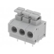 DG235-5.0-03P-11-00A(H); PCB terminal block; angled 90°; 5mm; ways: 3; on PCBs; 1.5mm2; 8A; DEGSON ELECTRONICS