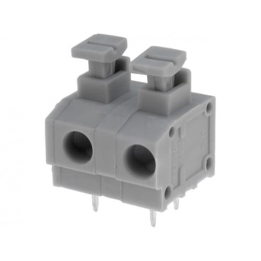 DG235-7.5-02P-11-00AH; PCB terminal block; angled 90°; 7.5mm; ways: 2; on PCBs; 1.5mm2; DEGSON ELECTRONICS