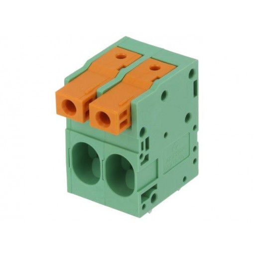 DG270-10.0-02P-14-00AH; PCB terminal block; angled 90°; 10mm; ways: 2; on PCBs; 0.75÷16mm2; DEGSON ELECTRONICS