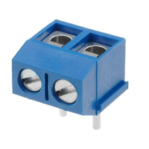 DG301R-5.0-02P-12-00A(H); PCB terminal block; straight; 5mm; ways: 2; on PCBs; 2.5mm2; tinned; DEGSON ELECTRONICS