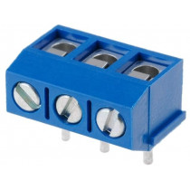 DG301R-5.0-03P-12-00A(H); PCB terminal block; straight; 5mm; ways: 3; on PCBs; 2.5mm2; tinned; DEGSON ELECTRONICS