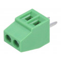 DG308-2.54-02P-14-00AH; PCB terminal block; angled 90°; 2.54mm; ways: 2; on PCBs; 1mm2; DEGSON ELECTRONICS DG308-2.54-02P-14-00AH; PCB terminal block; angled 90°; 2.54mm; ways: 2; on PCBs; 1mm2; DEGSON ELECTRONICS