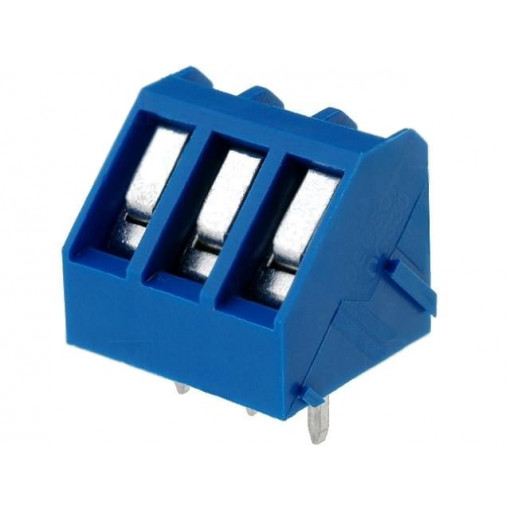 DG330-5.0-03P-12-00A(H); PCB terminal block; angled 45°; 5mm; ways: 3; on PCBs; 2.5mm2; 15A; DEGSON ELECTRONICS