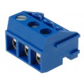 DG332K-5.0-03P-12-00A(H); Pluggable terminal block; Contacts ph: 5mm; ways: 3; angled 90°; DEGSON ELECTRONICS