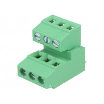 DG380A-3.81-06P-14-00AH; PCB terminal block; angled 90°; 3.81mm; ways: 6; on PCBs; terminal; DEGSON ELECTRONICS