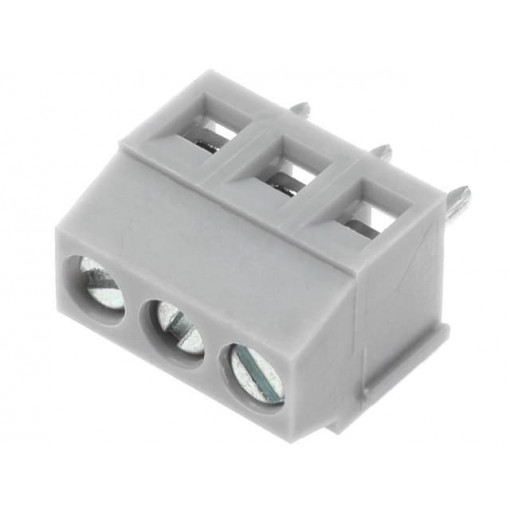 DG381-3.5-03P-11-00A(H); PCB terminal block; angled 90°; 3.5mm; ways: 3; on PCBs; 1.5mm2; DEGSON ELECTRONICS