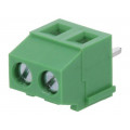 DG381-3.81-02P-14-00AH; PCB terminal block; angled 90°; 3.81mm; ways: 2; on PCBs; 1.5mm2; DEGSON ELECTRONICS DG381-3.81-02P-14-00AH; PCB terminal block; angled 90°; 3.81mm; ways: 2; on PCBs; 1.5mm2; DEGSON ELECTRONICS