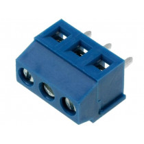 DG381-3.81-03P-12-00A(H); PCB terminal block; angled 90°; 3.81mm; ways: 3; on PCBs; 1.5mm2; DEGSON ELECTRONICS