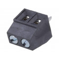 DG381-THR-3.81-02P-13-00AH; PCB terminal block; angled 90°; 3.81mm; ways: 2; on PCBs; 1mm2; DEGSON ELECTRONICS DG381-THR-3.81-02P-13-00AH; PCB terminal block; angled 90°; 3.81mm; ways: 2; on PCBs; 1mm2; DEGSON ELECTRONICS