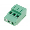DG500H-5.08-03P-14-00AH; PCB terminal block; angled 90°; 5.08mm; ways: 3; on PCBs; 2.5mm2; DEGSON ELECTRONICS DG500H-5.08-03P-14-00AH; PCB terminal block; angled 90°; 5.08mm; ways: 3; on PCBs; 2.5mm2; DEGSON ELECTRONICS
