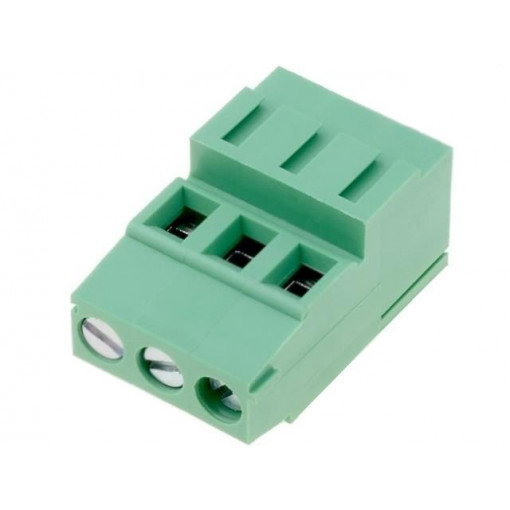 DG500H-5.08-03P-14-00AH; PCB terminal block; angled 90°; 5.08mm; ways: 3; on PCBs; 2.5mm2; DEGSON ELECTRONICS