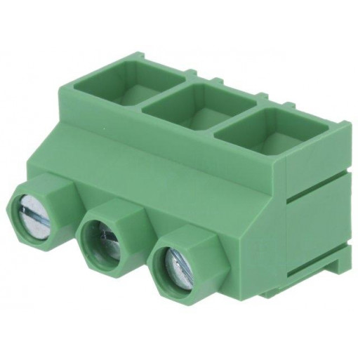 DG638-9.52-03P-14-00AH; PCB terminal block; angled 90°; 9.52mm; ways: 3; on PCBs; 4mm2; DEGSON ELECTRONICS